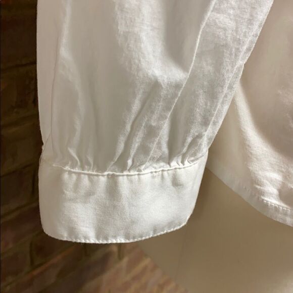 Marc Jacobs White Cotton Bib Front Top Size 4 - Picture 4 of 10